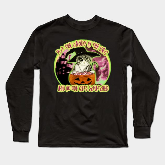 put the candy in the bag - WPH MEDIA Long Sleeve T-Shirt by WPHmedia